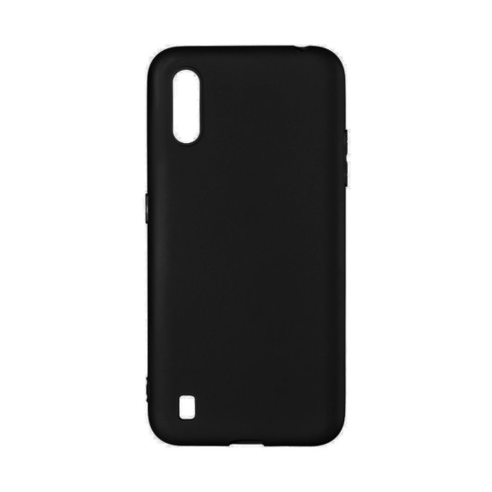 Soft Silicon Case for Samsung Galaxy A01/M01 Black